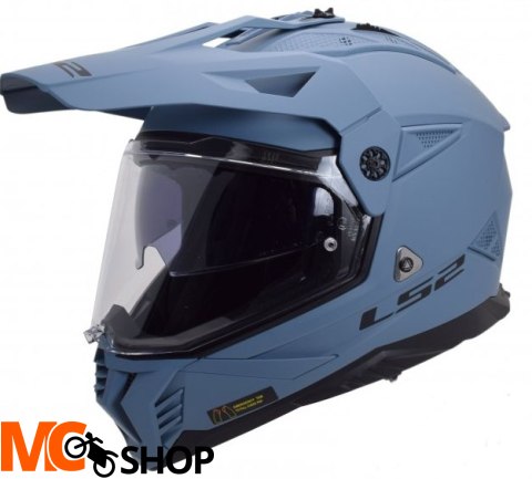 LS2 KASK DUALE MX702 PIONEER II SOLID M. MISTY BLA LS2 KASK DUALE MX702 PIONEER II SOLID M. MISTY BLA