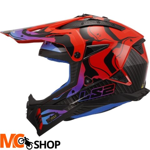 LS2 KASK OFF-ROAD MX708 FAST II WASH GLOSS RED LS2 KASK OFF-ROAD MX708 FAST II WASH GLOSS RED