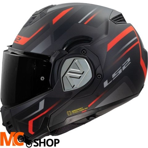 LS2 KASK SYSTEMOWY FF906 ADVANT KUKA MATT BLAC RED LS2 KASK SYSTEMOWY FF906 ADVANT KUKA MATT BLAC RED