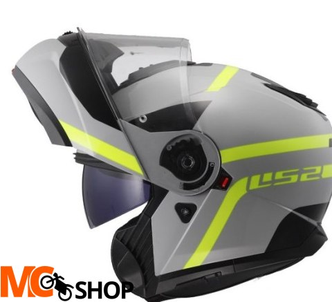 LS2 KASK SYSTEMOWY FF908 STROBE II AUTOX GREY LS2 KASK SYSTEMOWY FF908 STROBE II AUTOX GREY
