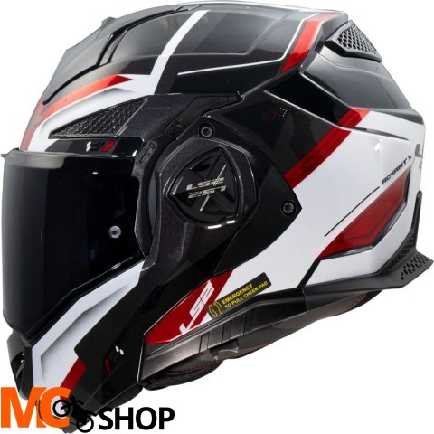 LS2 KASK SZCZĘKOWY FF901 ADVANT X SPECTR BL-WH-RED LS2 KASK SZCZĘKOWY FF901 ADVANT X SPECTR BL-WH-RED