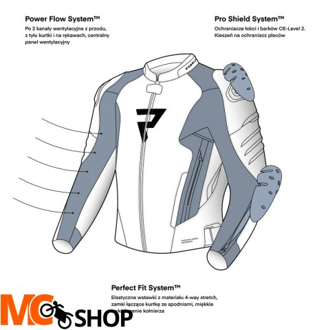 REBELHORN KURTKA SKÓRZANA VELOCE BLACK/GREY/FL YEL REBELHORN KURTKA SKÓRZANA VELOCE BLACK/GREY/FL YEL