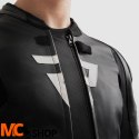 REBELHORN KURTKA SKÓRZANA VELOCE BLACK/GREY/FL YEL REBELHORN KURTKA SKÓRZANA VELOCE BLACK/GREY/FL YEL