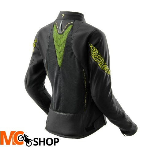 REBELHORN KURTKA TEKSTYLNA JAX LADY BLACK/FLUO YEL REBELHORN KURTKA TEKSTYLNA JAX LADY BLACK/FLUO YEL
