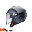 CABERG KASK JET RIVIERA V4X ALPHA CZARNY MAT/SZARY