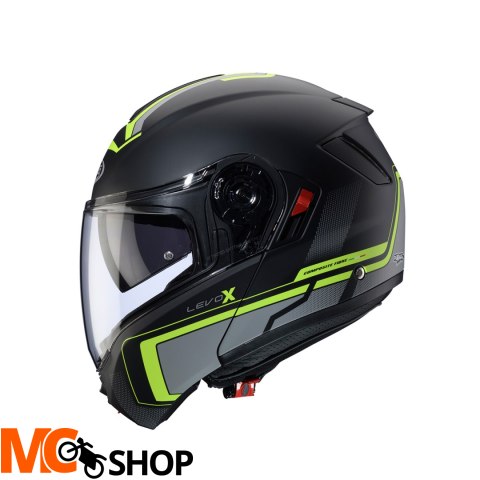 CABERG KASK SZCZ FLIP-UP LEVO X ELITE CZ MAT/SZ/ZÓ CABERG KASK SZCZ FLIP-UP LEVO X ELITE CZ MAT/SZ/ZÓ