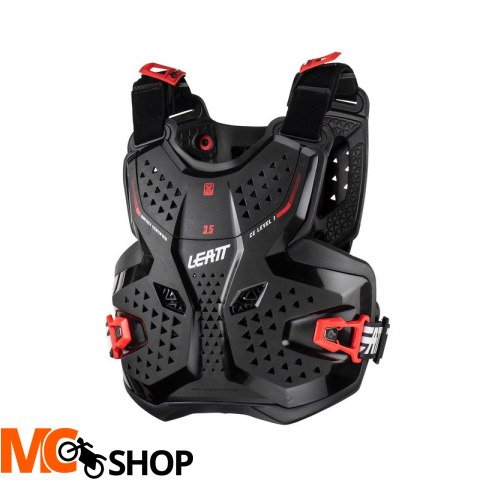 LEATT BUZER JUNIOR PROTECTOR 3.5 BLACK/RED LEATT BUZER JUNIOR PROTECTOR 3.5 BLACK/RED