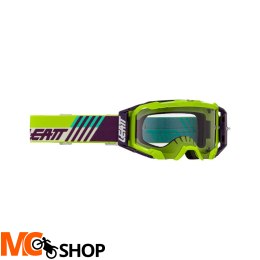 LEATT GOGLE VELOCITY 5.5 CRYZTAL 75 VLT LIME PURPL