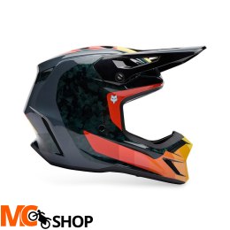 FOX KASK OFF-ROAD V3 RS GRID BLACK/ORANGE