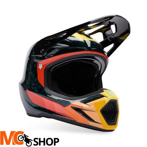 FOX KASK OFF-ROAD V3 RS GRID BLACK/ORANGE FOX KASK OFF-ROAD V3 RS GRID BLACK/ORANGE