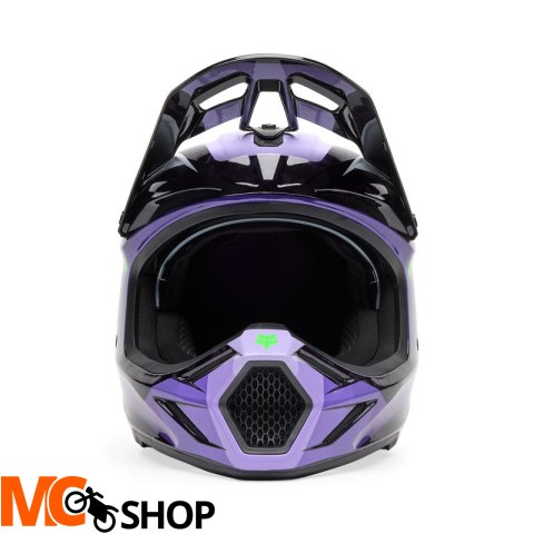 FOX KASK OFF-ROAD V3 RS GRID BLACK/PURPLE FOX KASK OFF-ROAD V3 RS GRID BLACK/PURPLE