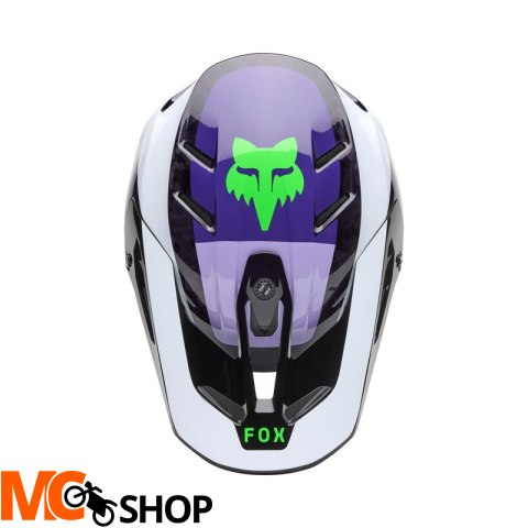 FOX KASK OFF-ROAD V3 RS GRID BLACK/PURPLE FOX KASK OFF-ROAD V3 RS GRID BLACK/PURPLE