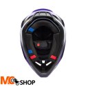 FOX KASK OFF-ROAD V3 RS GRID BLACK/PURPLE FOX KASK OFF-ROAD V3 RS GRID BLACK/PURPLE