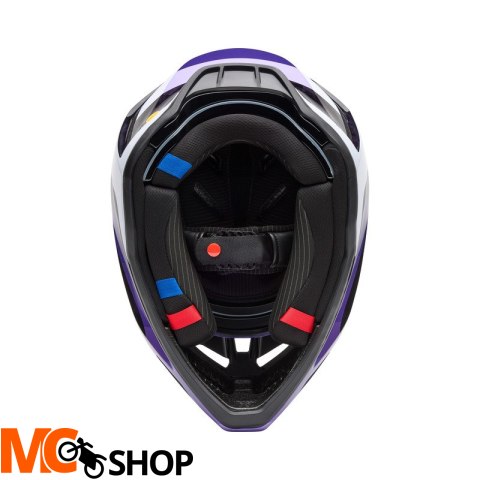 FOX KASK OFF-ROAD V3 RS GRID BLACK/PURPLE FOX KASK OFF-ROAD V3 RS GRID BLACK/PURPLE