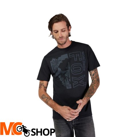 FOX T-SHIRT IMAGE SKULL PREM BLACK FOX T-SHIRT IMAGE SKULL PREM BLACK