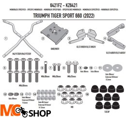 GIVI STELAŻ KUFRA CENTRALNEGO TRIUMPH TIGER SPORT