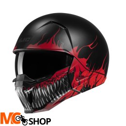 HJC KASK SYSTEMOWY I20 SCRAW BLACK/RED