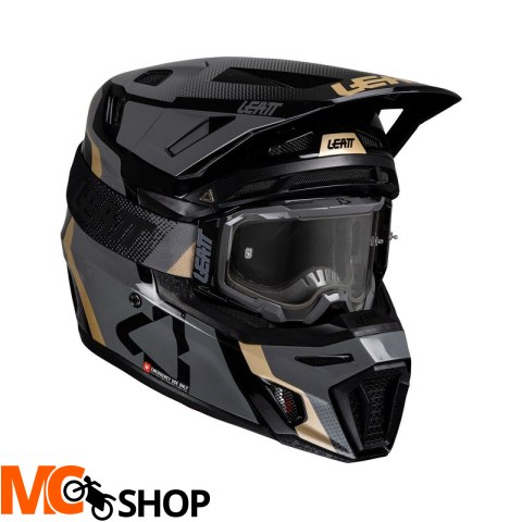 LEATT KASK OFF-ROAD Z GOGLAMI KIT MOTO 8.5 V25 BLA