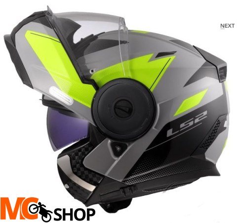 LS2 KASK MODUŁOWY FF902 SCOPE II DURIA GREY H-V S+ LS2 KASK MODUŁOWY FF902 SCOPE II DURIA GREY H-V S+