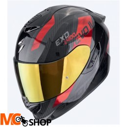 SCORPION KASK INT EXO-1400 II CARBON PLATTED BK-RE