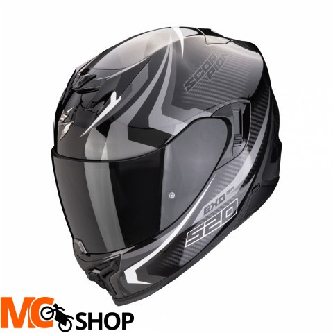 SCORPION KASK INTEGRALNY EXO-520 AIR BK-SILVER-WH SCORPION KASK INTEGRALNY EXO-520 AIR BK-SILVER-WH
