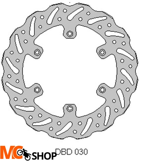DELTA BRAKING ONL_DBD030G TARCZA HAM PRZÓD YAMAHA