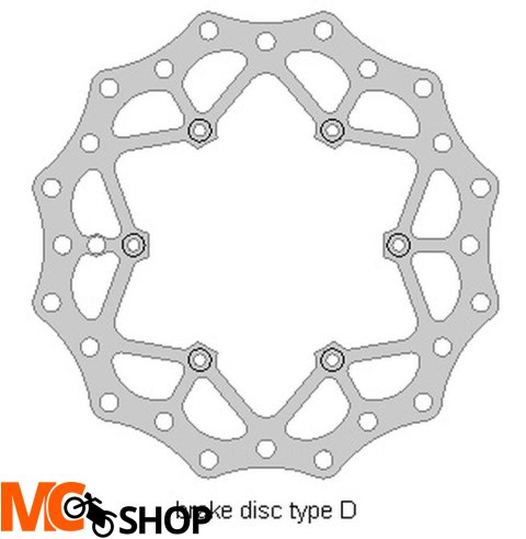 DELTA BRAKING ONL_DBD057D TARCZA HAMULCOWA BETA