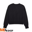 FOX BLUZA LADY WORDMARK OVERSIZED FLEECE CREW BLAC