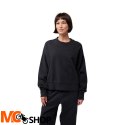 FOX BLUZA LADY WORDMARK OVERSIZED FLEECE CREW BLAC