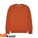 FOX BLUZA WORDMARK OVERSIZED FLEECE CREW COGNAC FOX BLUZA WORDMARK OVERSIZED FLEECE CREW COGNAC