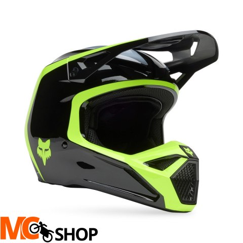 FOX KASK OFF-ROAD V1 FLOW BLACK/YELLOW