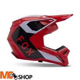 FOX KASK OFF-ROAD V1 LEAN FLUO RED