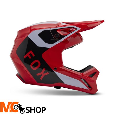FOX KASK OFF-ROAD V1 LEAN FLUO RED FOX KASK OFF-ROAD V1 LEAN FLUO RED