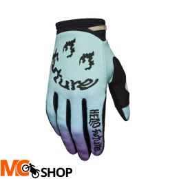 FOX RĘKAWICE OFF-ROAD 180 HELLO FUTURE LIGHT BLUE