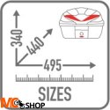 GIVI KUFER CENTRALNY B360 MONOLOCK (36LT) GIVI KUFER CENTRALNY B360 MONOLOCK (36LT)
