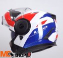 LS2 KASK SZCZĘKOWY FF902 SCOPE II DURIA WH BL RED LS2 KASK SZCZĘKOWY FF902 SCOPE II DURIA WH BL RED