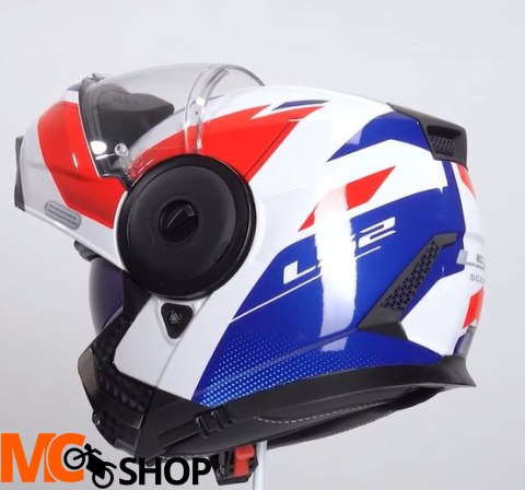 LS2 KASK SZCZĘKOWY FF902 SCOPE II DURIA WH BL RED LS2 KASK SZCZĘKOWY FF902 SCOPE II DURIA WH BL RED