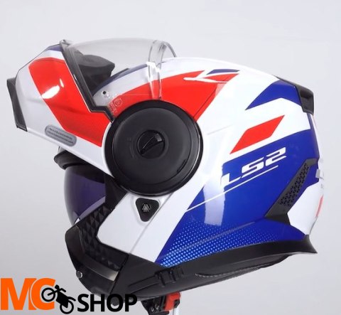 LS2 KASK SZCZĘKOWY FF902 SCOPE II DURIA WH BL RED LS2 KASK SZCZĘKOWY FF902 SCOPE II DURIA WH BL RED