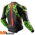 REBELHORN SKÓRZANA VELOCE CAMO BLACK/GREEN/FLU RED REBELHORN SKÓRZANA VELOCE CAMO BLACK/GREEN/FLU RED