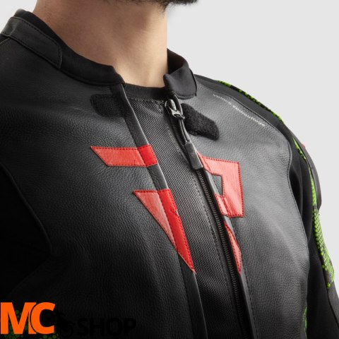 REBELHORN SKÓRZANA VELOCE CAMO BLACK/GREEN/FLU RED REBELHORN SKÓRZANA VELOCE CAMO BLACK/GREEN/FLU RED