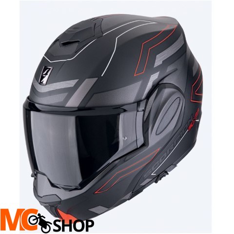 SCORPION KASK SZCZĘKOWY EXO-TECH EVO CONQUER BK-RE SCORPION KASK SZCZĘKOWY EXO-TECH EVO CONQUER BK-RE