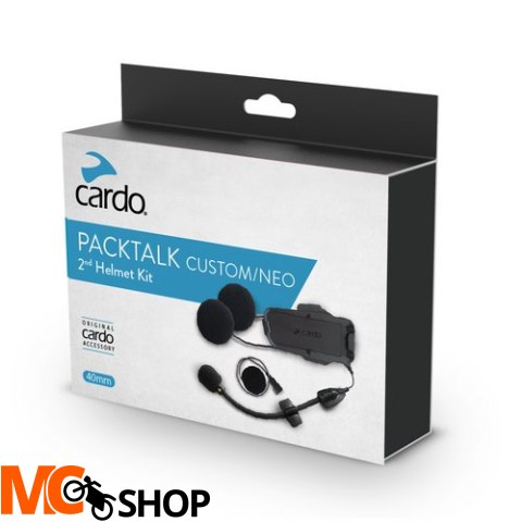 CARDO INTERKOM PACKTALK CUSTOM NEO 2ND HELMET KIT CARDO INTERKOM PACKTALK CUSTOM NEO 2ND HELMET KIT