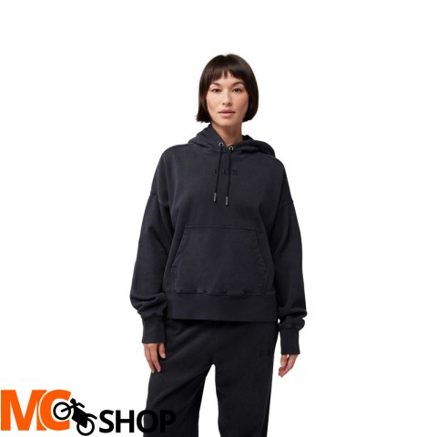 FOX BLUZA Z KAPTUREM LADY WORDMARK OVERSIZED BLACK FOX BLUZA Z KAPTUREM LADY WORDMARK OVERSIZED BLACK