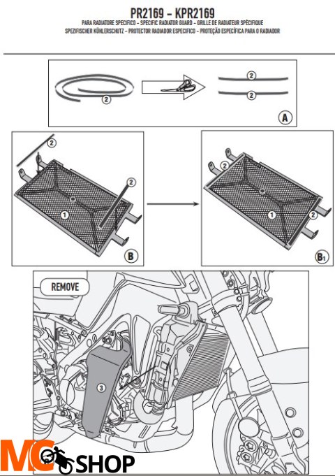 GIVI OSŁONA CHŁODNICY YAMAHA MT-09 MT-09 (24) GIVI OSŁONA CHŁODNICY YAMAHA MT-09 MT-09 (24)