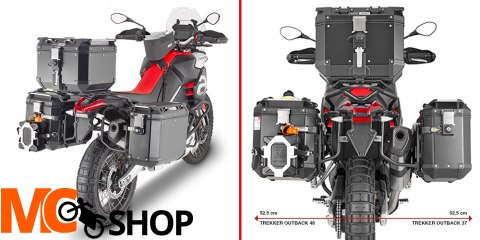 GIVI STELAŻ KUFRÓW BOCZNYCH ONE-FIT CAM APRILIA TU