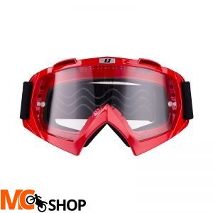 Gogle iMX Racing Mud Red z Szybą Clear