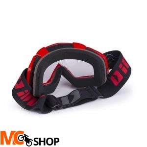 Gogle iMX Racing Mud Red z Szybą Clear