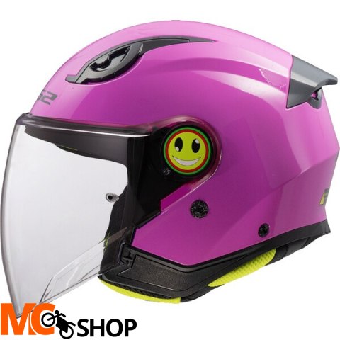 LS2 KASK OTWARTY OF622 FUNNY II SOLID PINK