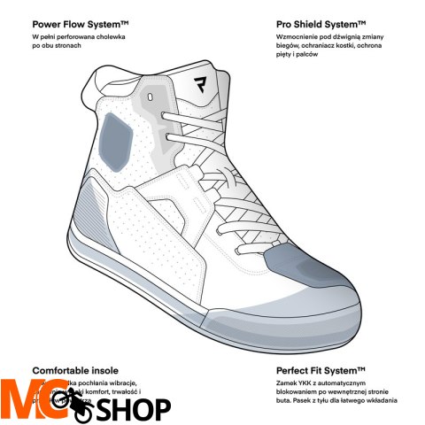 REBELHORN BUTY VANDAL II BLACK/GREY/FLUO YELLOW REBELHORN BUTY VANDAL II BLACK/GREY/FLUO YELLOW