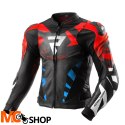 REBELHORN KURTKA SKÓRZANA INFERNO BLACK/BLUE/WH/RE REBELHORN KURTKA SKÓRZANA INFERNO BLACK/BLUE/WH/RE